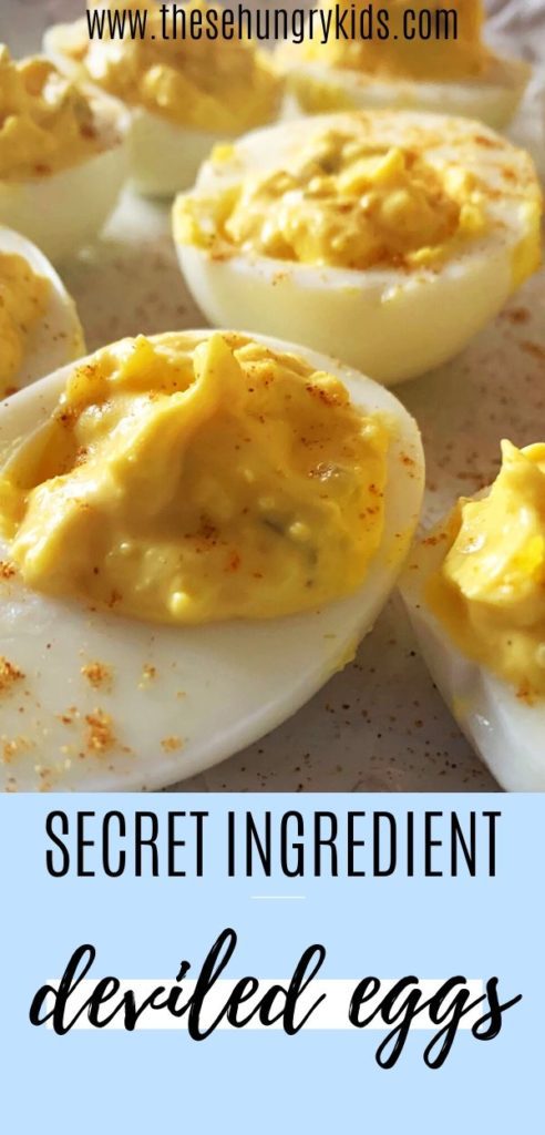 secret ingredient deviled eggs