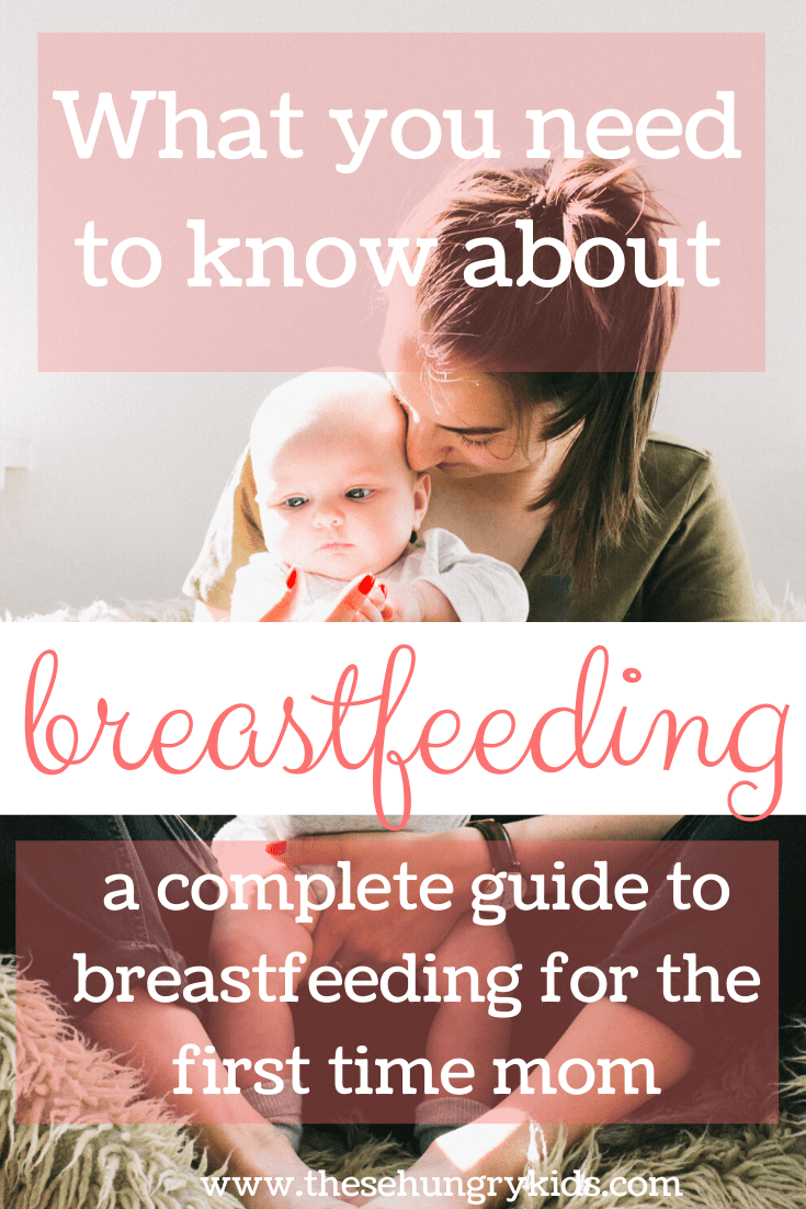 A complete guide to breastfeeding for new moms! Learn how to be successful with breastfeeding with these tips and tricks #breastfeeding