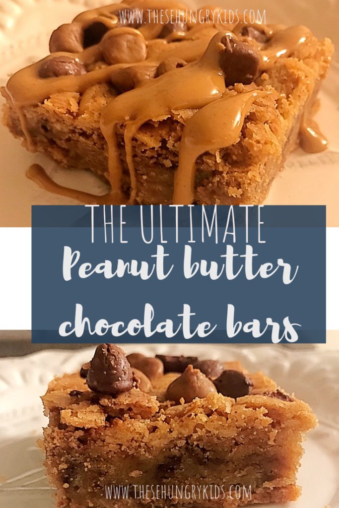 peanut butter chocolate bars easy dessert recipe
