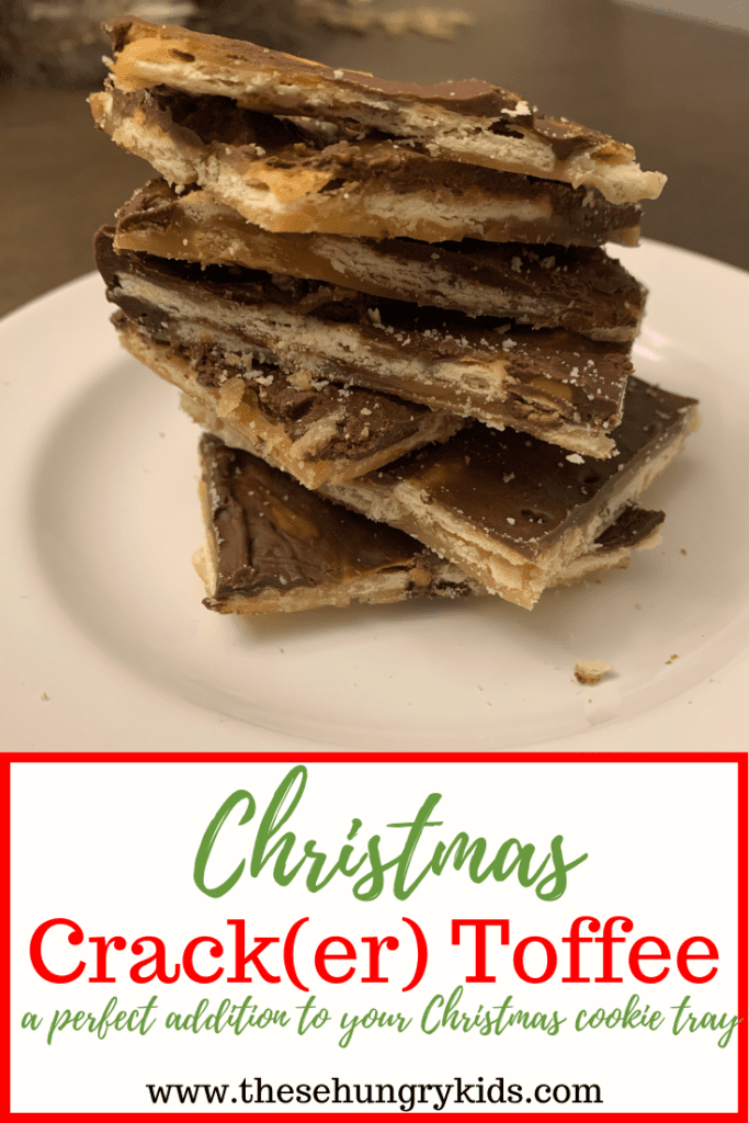 This Christmas Cracker Toffee is HIGHLY addictive. It’s salty, sweet, crunchy, and gooey – everything you want in a holiday candy! It’s the perfect addition to any cookie tray and is super easy to make! With just saltines, brown sugar, butter and chocolate chips, you have an easy dessert everyone will rave about!