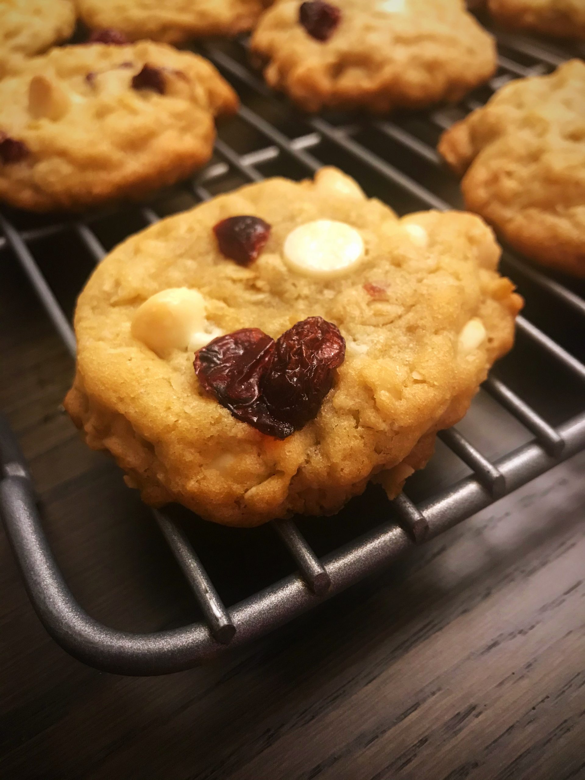 These Oatmeal White Chocolate Cranberry Cookies are a perfect addition to your Christmas cookie and holiday baking list! A great addition to any cookie tray, they are chewy and full of flavor!!
