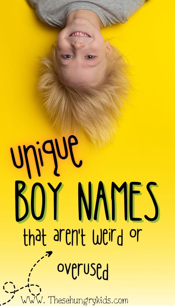 unique boy names that aren't weird 