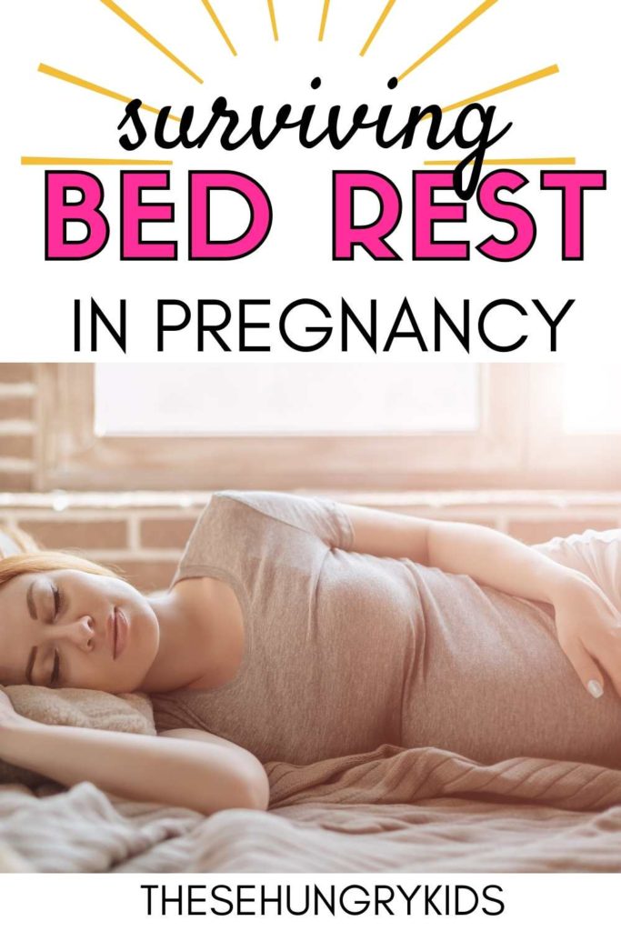 Tips for surviving bed rest in pregnancy