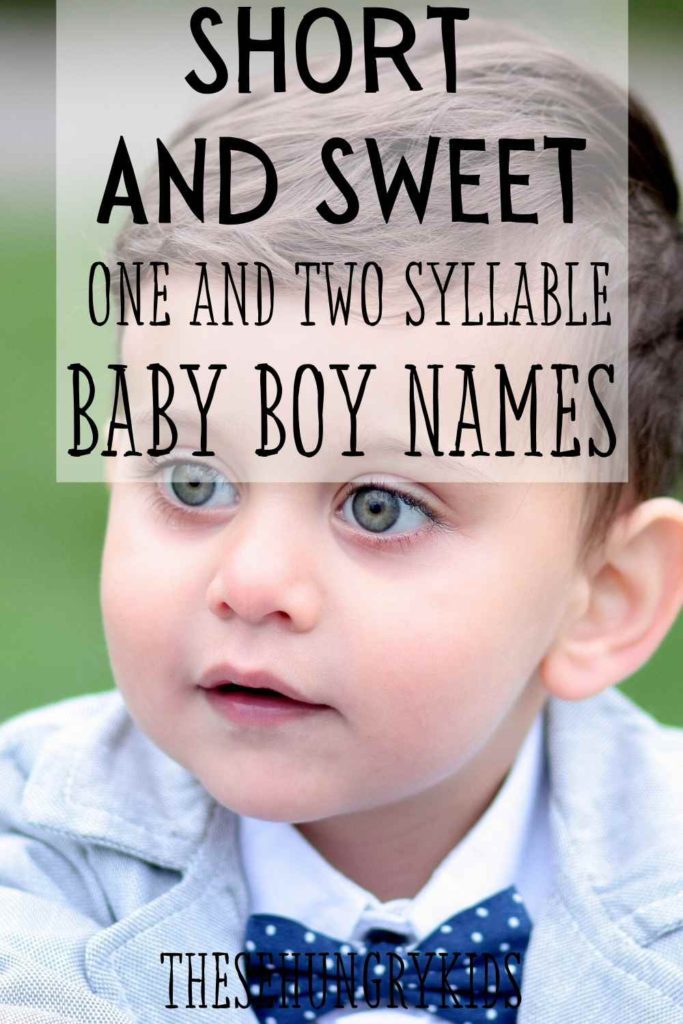 short baby boy names that make for a perfect first or middle name