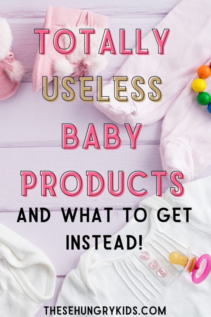 Some baby products are totally useless. Here's what to buy instead! Make the perfect baby registry and leave the useless items off of your list. 