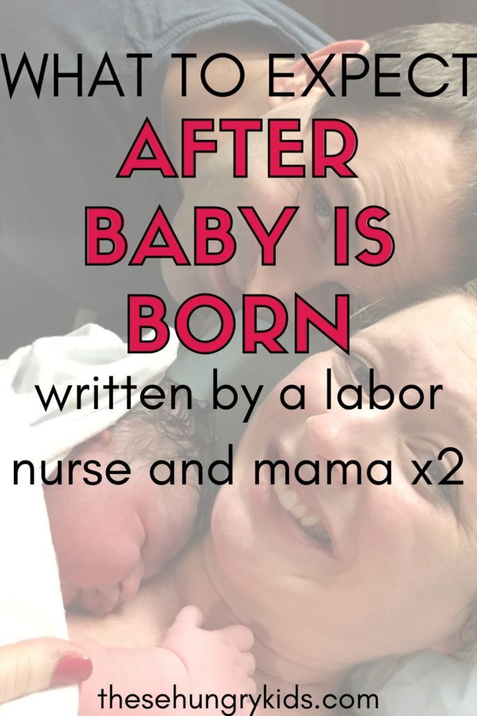 What to expect after the baby is born written by a labor nurse and mama x2