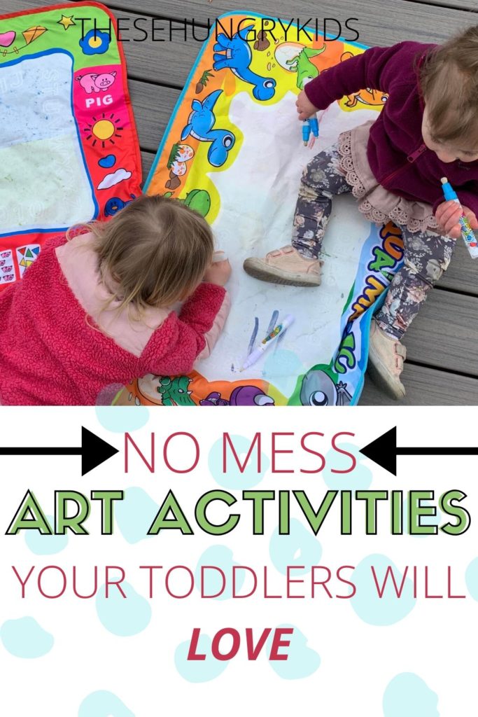 Mess-free art activities to keep your kids entertained! All of the fun without the mess