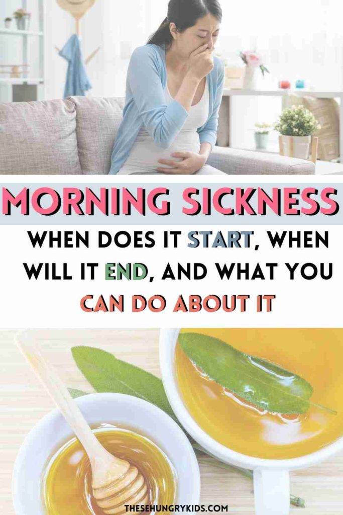 ALL ABOUT MORNING SICKNESS, INCLUDING WHEN IT STARTS, ENDS AND WHAT YOU CAN DO TO ALLEVIATE MORNING SICKNESS!