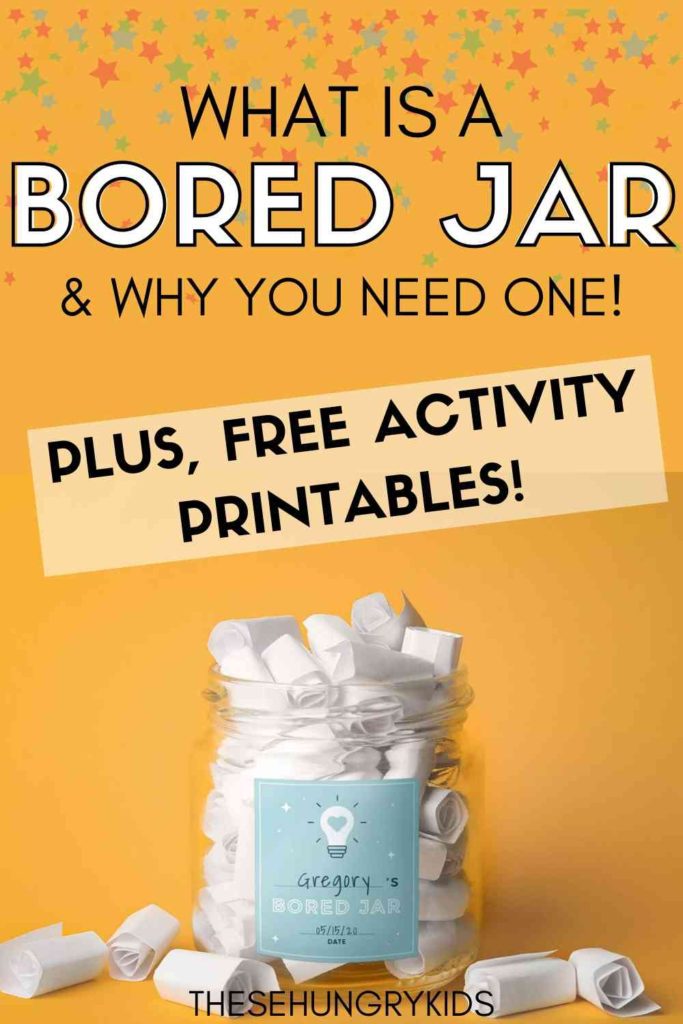 Bored jars are a fun way to keep your kids entertained and busy. Learn how to make one and why they are so much fun!