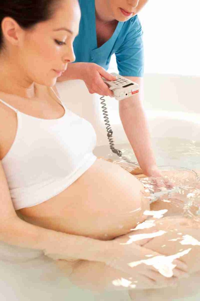 intermittent fetal monitoring in tub