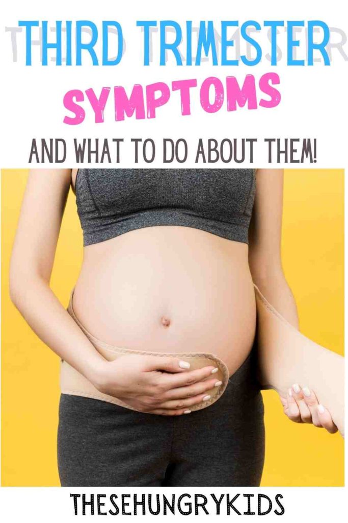 third trimester of pregnancy symptoms and remedies for relief