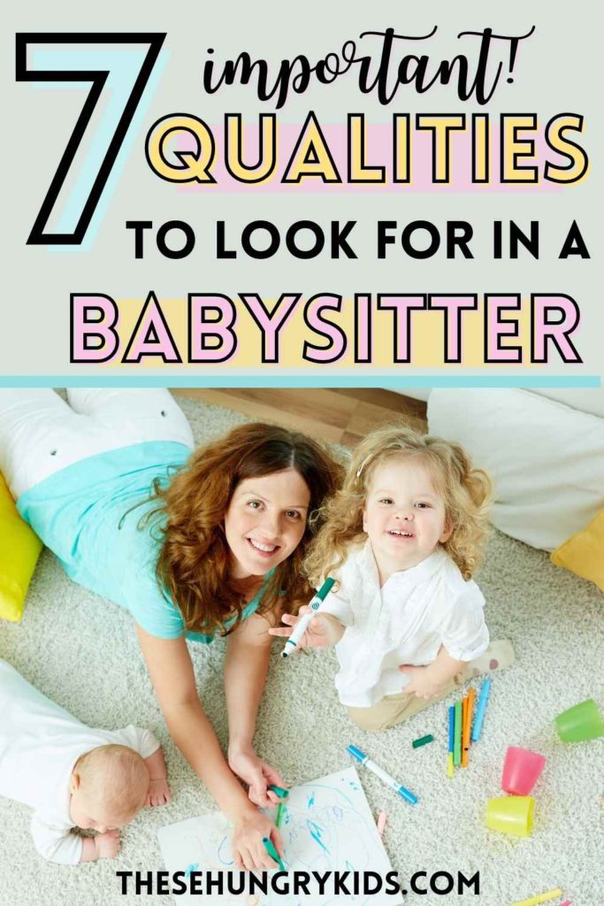 qualities to look for in a babysitter