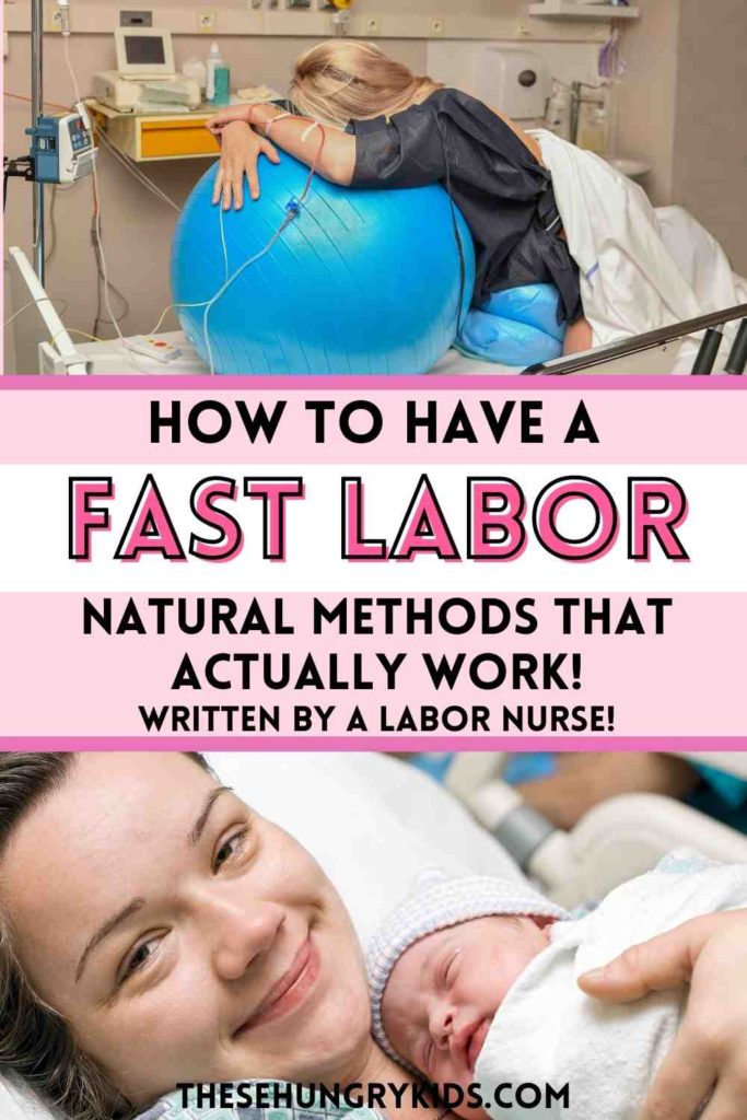 tried and true ways to speed up labor. How to have a faster labor
