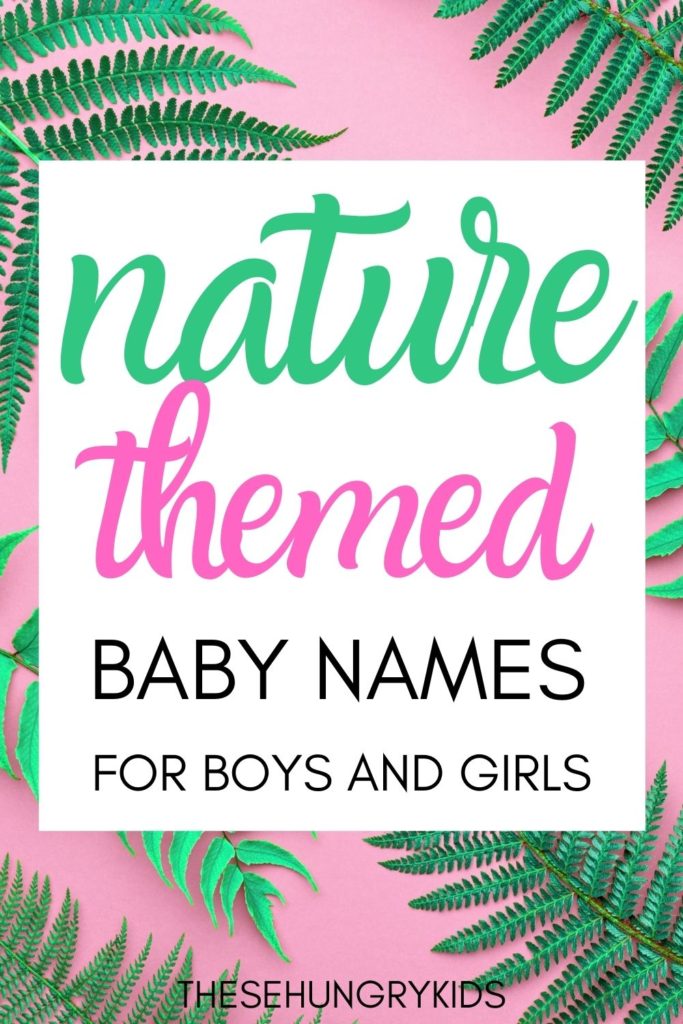 nature baby names for boys and girls