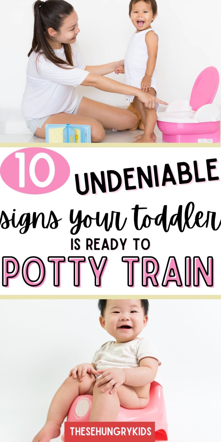 10 Undeniable Signs Your Toddler Is Ready To Potty Train - These Hungry ...