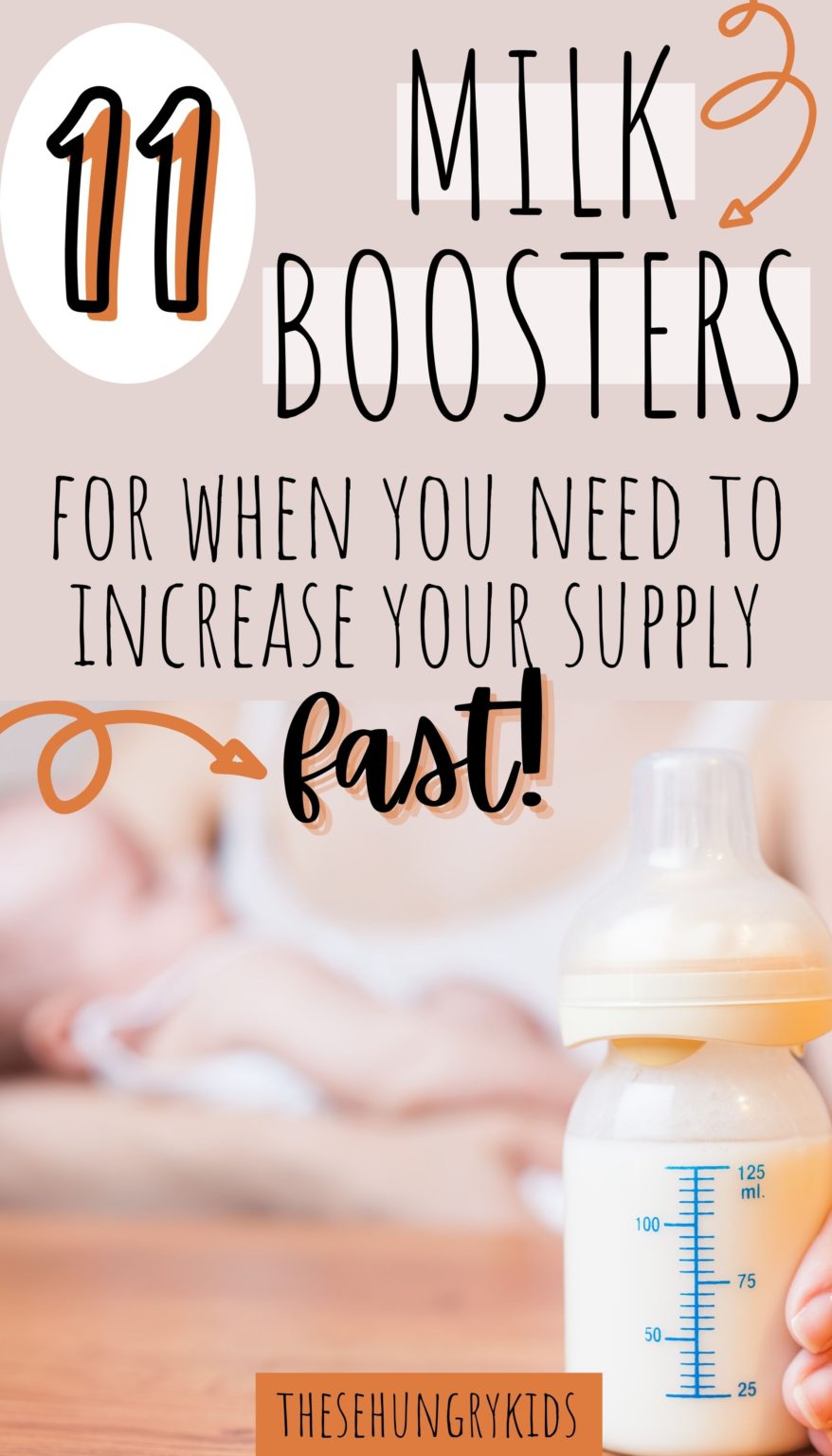 11 Milk Boosters To Increase Milk Supply Fast! - These Hungry Kids