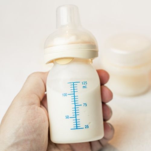 milk booster bottle of breastmilk