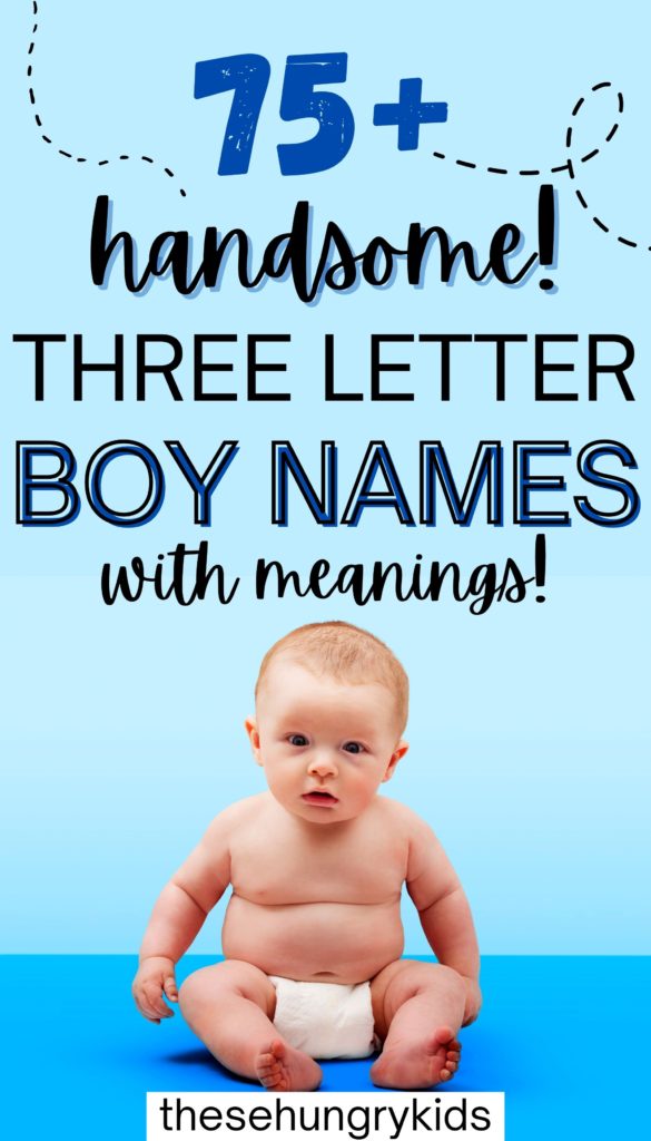 three letter boy names