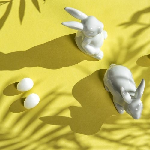 Easter bunny shadow