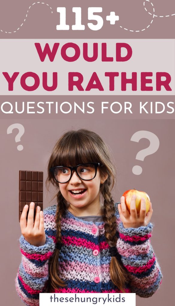 would you rather silly questions for kids