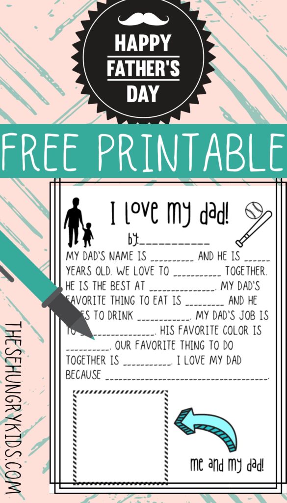 free printable for fathers day