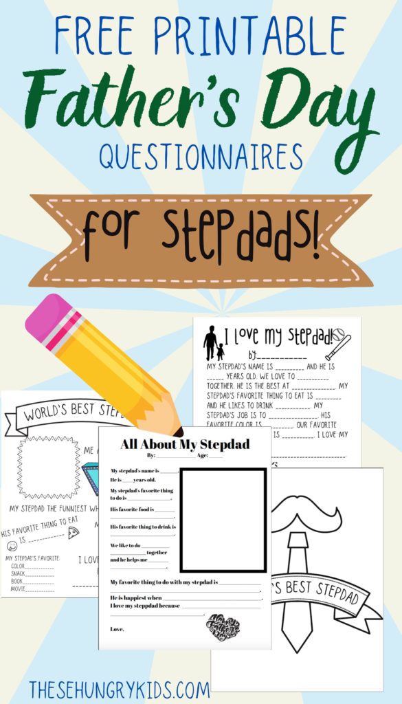 stepdad printables for fathers day