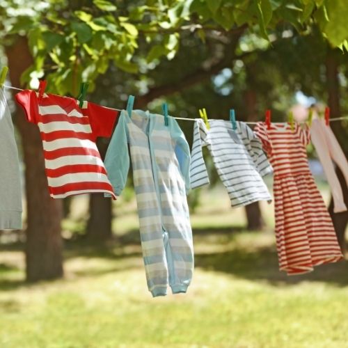 laundry in sunshine