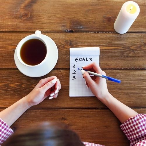 writing goals down 