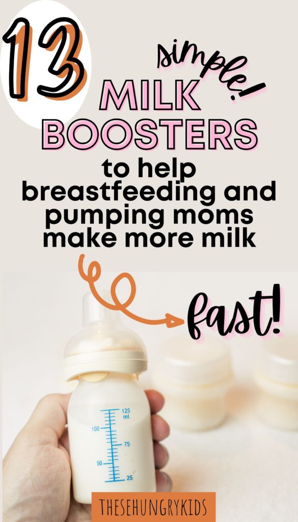 increase milk supply when breastfeeding and pumping