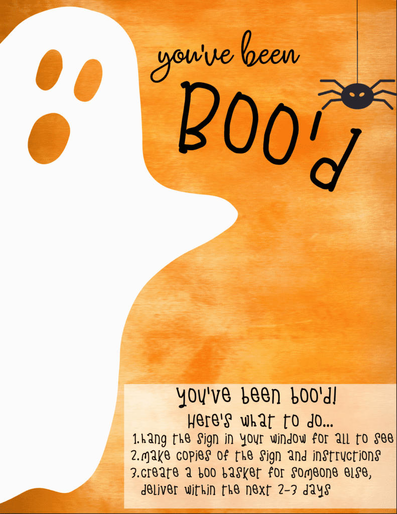 you've been boo'd printable 