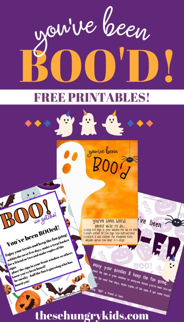 free printable you've been boo'd sign