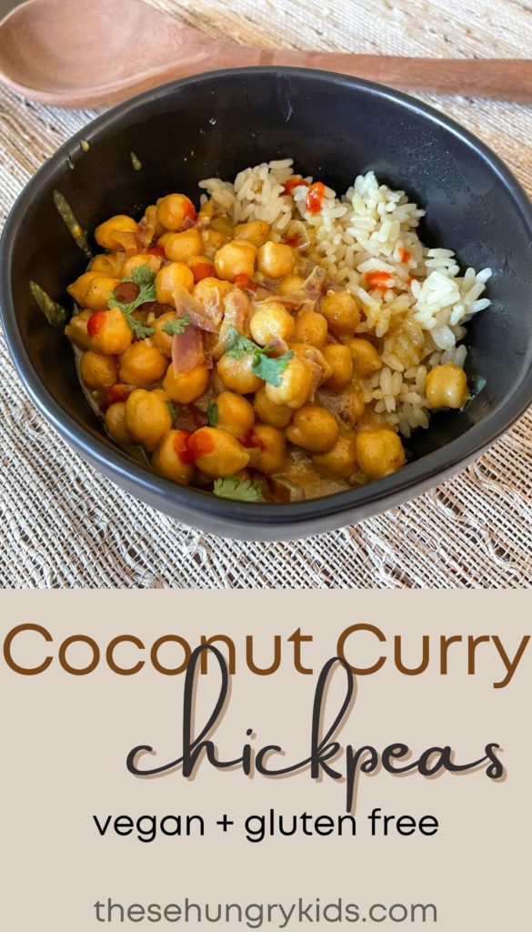 coconut curry chickpeas