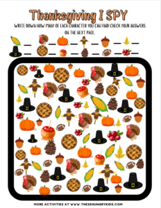 8 FREE THANKSGIVING Worksheets and Coloring Pages (Preschool and ...