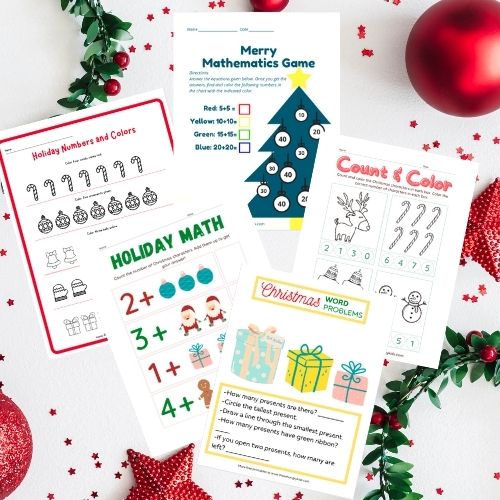 Christmas math worksheets